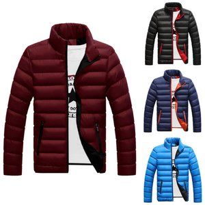 Winter Warm Parkas Padded Down Slim Jacket